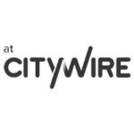 Logo „at CITYWIRE“ mit stilisiertem Y, das in einen aufstrebenden Kursverlauf übergeht in schwarz-weiß.